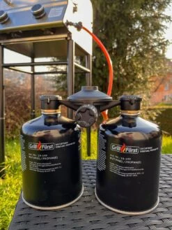 Grillfürst Kombi Kartuschen-Druckregler 50 Mbar - X-DEAL Inkl. 12 Grillfürst Gaskartuschen 17 Grillfürst Kombi Kartuschen-Druckregler 50 Mbar - X-DEAL Inkl. 12 Grillfürst Gaskartuschen -Camping-Abenteuer Grillfuerst Kombi Kartuschen Druckregler Kompaktgrill