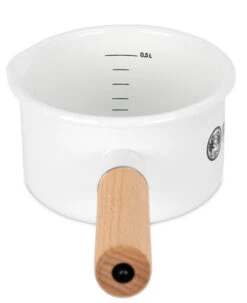 Petromax Emaille Stieltopf / 500 Ml / Weiß