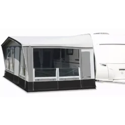 Caravan-Vorzelt Brand Palazzo 300 -Camping-Abenteuer brand palazzo 300 seitenwand allwetteroeffnung geschlossen fensterelemente abgeklappt 1000 7 23710