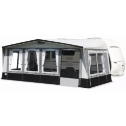 Camping-Abenteuer -Camping-Abenteuer brand palazzo 300 wohnwagenvorzelt tuere ganz rechts eingezogen seitenwand lueftungsfenster 1000 1 23710