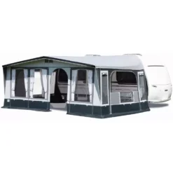 Vorzelt Brand Topas 350 -Camping-Abenteuer brand topas 350 tuer mittig rechts easy zip seitenwand herunter geklappt 1000 2 19898