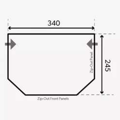 Aufblasbares Vorzelt Dometic Pop Air Pro 340 Für Eriba / Trigano -Camping-Abenteuer dometic aufblasbares vorzelt pop air pro 340 wohnwagenvorzelt grundflaeche masse 1000 3 23273