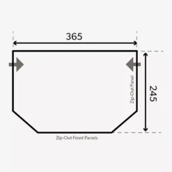 Aufblasbares Vorzelt Dometic Pop Air Pro 365 Für Eriba / Trigano -Camping-Abenteuer dometic aufblasbares vorzelt pop air pro 365 wohnwagenvorzelt grundflaeche masse 1000 3 23270