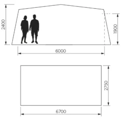 Wohnwagenvorzelt Dometic Residence AIR All-Season | Grösse 17 | 1.050 - 1.075 -Camping-Abenteuer dometic residence air all season groesse 17 groessenangaben wohnwagenvorzelt 1000 1 25141