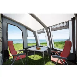 Aufblasbares Vorzelt DWT Speed Air, Grösse 3 High -Camping-Abenteuer dwt aufblasbares vorzelt speed air high vorzelt wohnwagen wohnmobil 4 3 16175