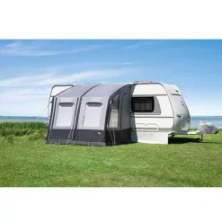 Aufblasbares Vorzelt DWT Speed Air, Grösse 3 High -Camping-Abenteuer dwt aufblasbares wohnwagen vorzelt speed air high wohnmobilvorzelt 3 2 16175