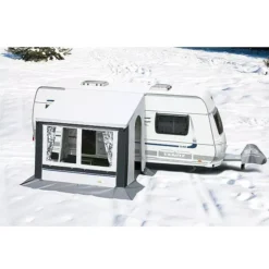 Wintervorzelt DWT Cortina II, Grau, Grösse 5 -Camping-Abenteuer dwt teilvorzelt vorzelt cortina II cortina 2 grau wohnwagenvorzelt 3 2 18397