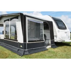 Wohnwagen-Vorzelt DWT Jubilee 40, Tiefe 240 Cm -Camping-Abenteuer dwt wohnwagenvorzelt jubilee 40 grosse fenster mit moskitogaze saisonvorzelt 1000 6 22121
