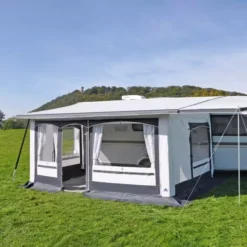 Ganzjahres-Vorzelt Hahn Zelte Friesland, Linkseinzug -Camping-Abenteuer hahn teilvorzelt friesland linkseinzugs wohnwagenvorzelt 600 1 23942