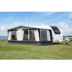 Wohnwagen-Vorzelt DWT Jubilee 40, Tiefe 240 Cm -Camping-Abenteuer saisonvorzelt dwt jubilee 40 wohnwagen ganzvorzelt 1000 4 22121
