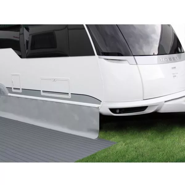 Hindermann Bodenschürze / Windblende, Premium, Hellgrau 3 Hindermann Bodenschürze / Windblende, Premium, Hellgrau